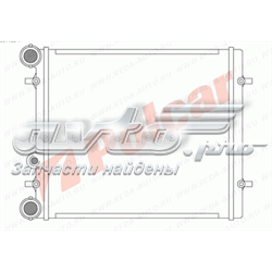 954108-1 Polcar radiador refrigeración del motor