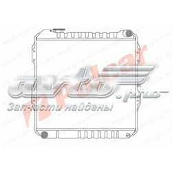 Radiador refrigeración del motor 8174083 Polcar