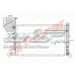 5063082X Polcar radiador refrigeración del motor