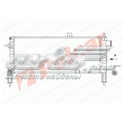 555108-3 Polcar radiador refrigeración del motor