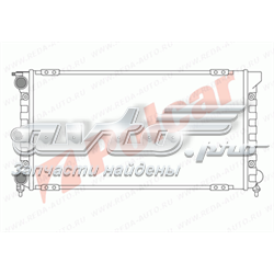 Radiador refrigeración del motor 954308A5 Polcar