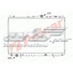 521008-3 Polcar radiador refrigeración del motor