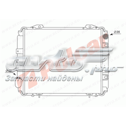 Radiador para Nissan Vanette C22