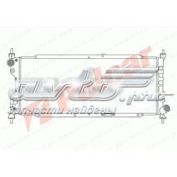 555508-3 Polcar radiador refrigeración del motor