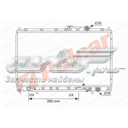 521708-5 Polcar radiador refrigeración del motor