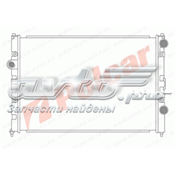 954708-1 Polcar radiador refrigeración del motor