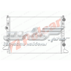 9547084 Polcar radiador refrigeración del motor