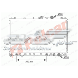 522008-4 Polcar radiador refrigeración del motor