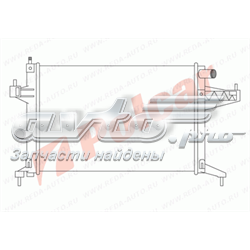 555608-3 Polcar radiador refrigeración del motor