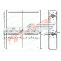 Radiador de calefacción 2728N81 Polcar