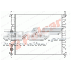 Radiador refrigeración del motor 3065082 Polcar