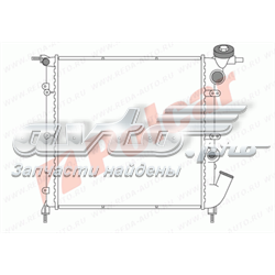 600608-1 Polcar radiador refrigeración del motor