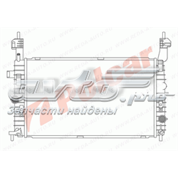 555908-2 Polcar radiador refrigeración del motor