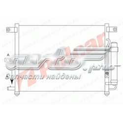 Radiador de aire acondicionado Chevrolet Aveo 