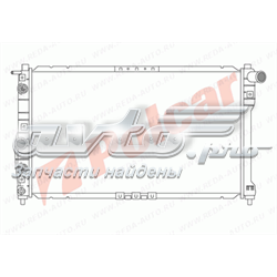 Radiador refrigeración del motor 2922082 Polcar