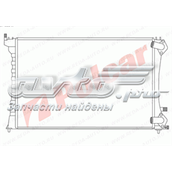 5746084X Polcar radiador refrigeración del motor