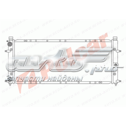 956608-0 Polcar radiador refrigeración del motor