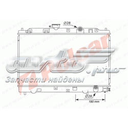 380508-2 Polcar radiador refrigeración del motor