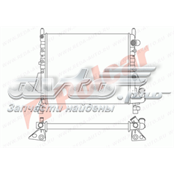 6003081X Polcar radiador refrigeración del motor