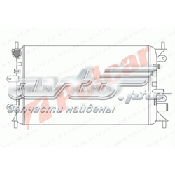 3206081 Polcar radiador refrigeración del motor