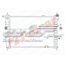 5507082 Polcar radiador refrigeración del motor