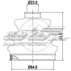 Fuelle, árbol de transmisión delantero exterior BT117 Interparts