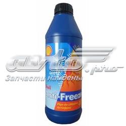 Líquido anticongelante Shell Antifreeze Diluted -38°C 1L Verde azulado (AT01E)