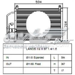 PXNCC-003 Parts-Mall condensador aire acondicionado