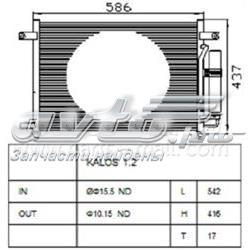 PXNCC030 Parts-Mall radiador refrigeración del motor