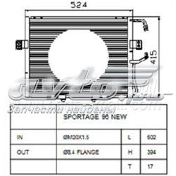 PXNCB046 Parts-Mall condensador aire acondicionado