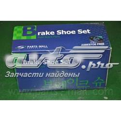 PLB031 Parts-Mall Zapatas de freno de tambor traseras