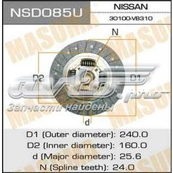 NSD085U Masuma disco de embrague