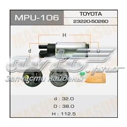 Bomba de combustible eléctrica sumergible MPU106 Masuma