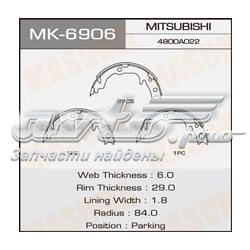 MK6906 Masuma Zapatas de freno de estacionamiento