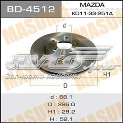 BD4512 Masuma disco de freno delantero