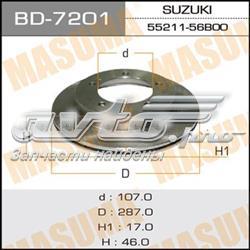 BD7201 Masuma disco de freno delantero