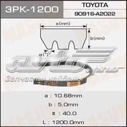 Correa trapezoidal 90916A2022 Toyota