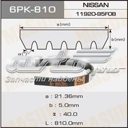 6PK810 Masuma correa trapezoidal