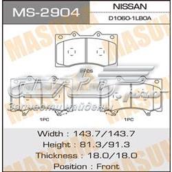 Juego de pastillas de freno Nissan Patrol  (Y62)