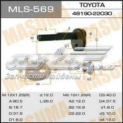 Perno de fijación, brazo oscilante Inferior Trasero,Interior MLS569 Masuma