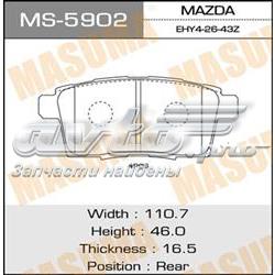 MS5902 Masuma pastillas de freno traseras