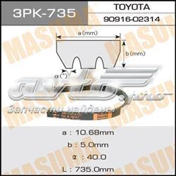 3PK735 Masuma correa trapezoidal