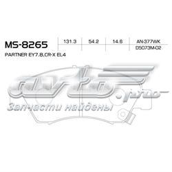 Comprar MS8265 Masuma Pastillas delanteras de freno