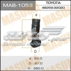 MAB1053 Masuma Soporte del amortiguador trasero izquierdo