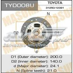 Precio del repuesto Embrague de disco Corolla  sedán