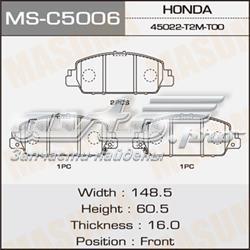 MSC5006 Masuma pastillas de freno delanteras