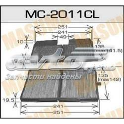 MC2011CL Masuma filtro de habitáculo