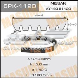 6PK1120 Masuma correa trapezoidal