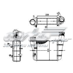 Intercooler 30148A NRF