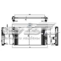 Radiador 58413 NRF